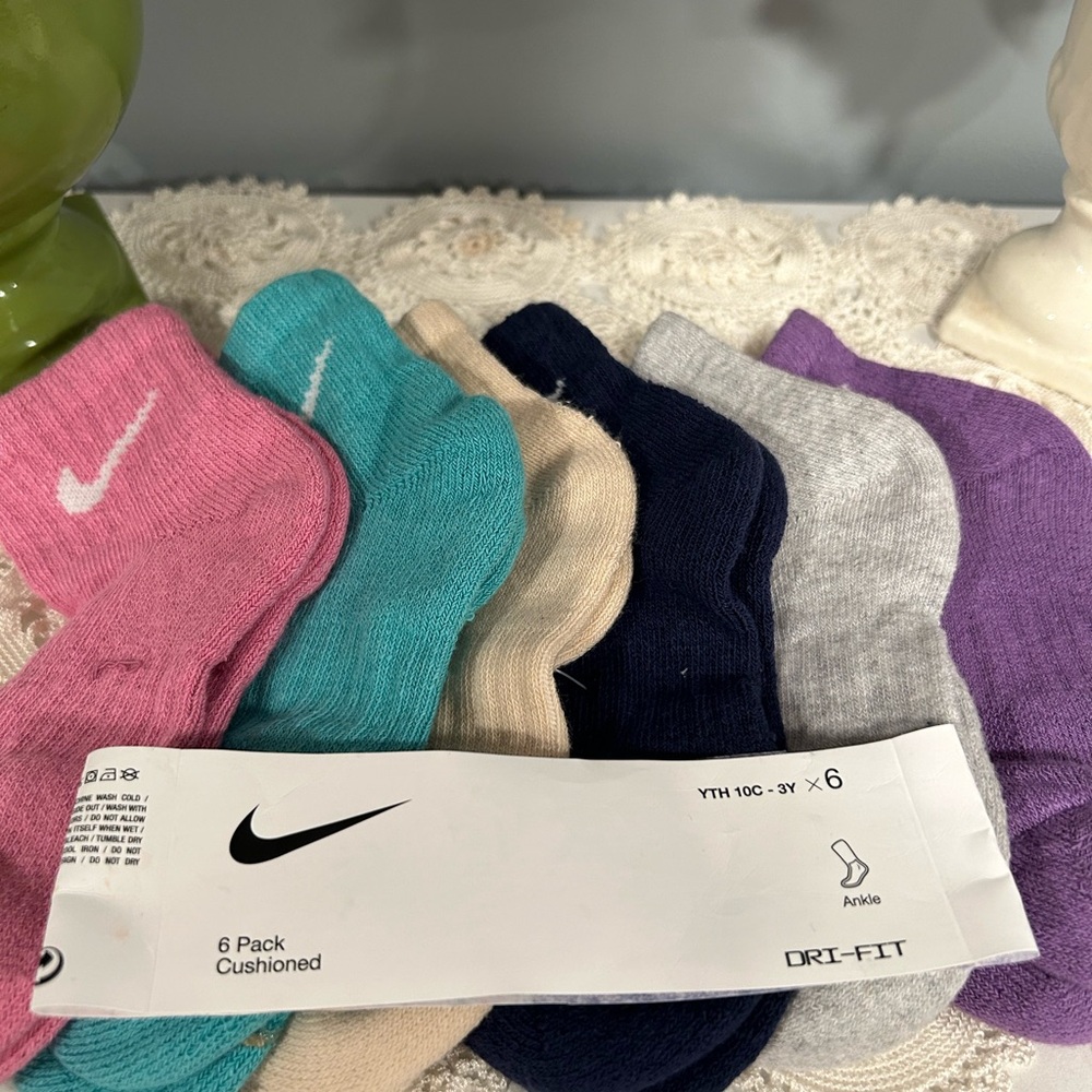 Girls Nike Socks YTH 10C-3Y 6 pairs